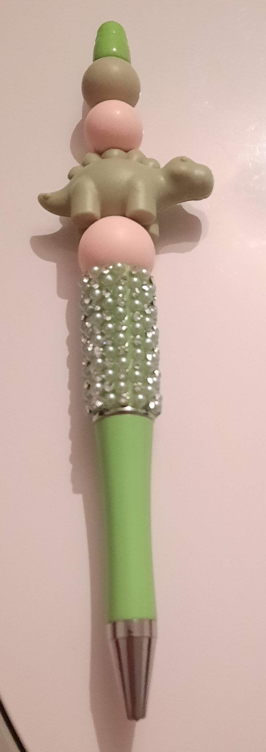 Balpen met siliconekralen