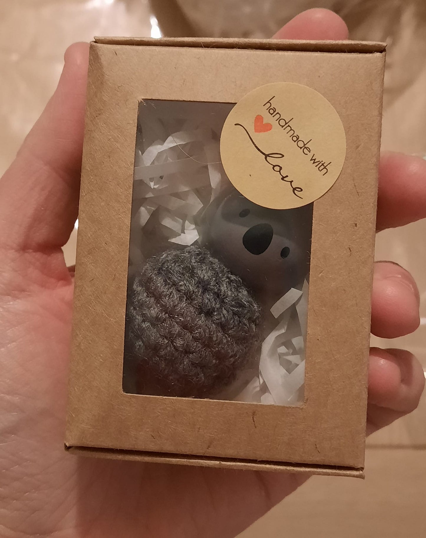 sleutelhanger gehaakt koala