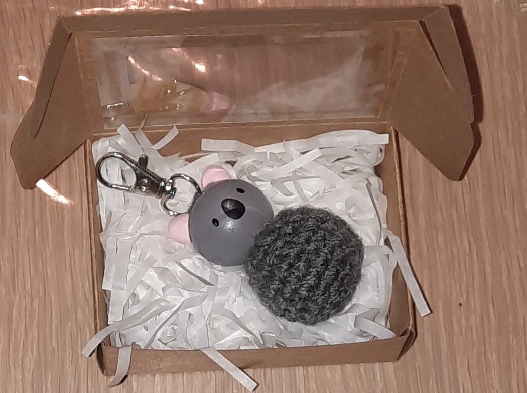 sleutelhanger gehaakt koala