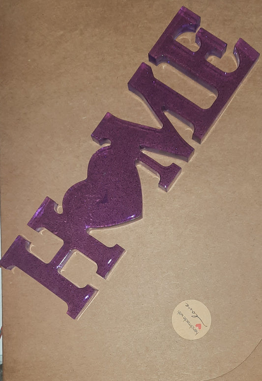 Figuur in epoxy: HOME
