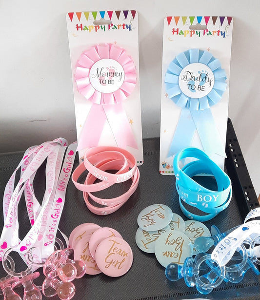 Gevulde box gender reveal